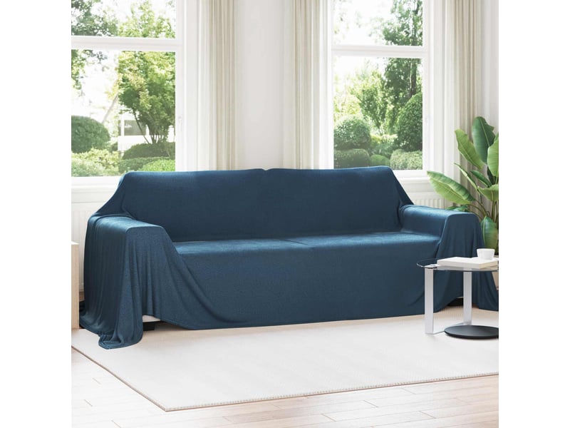  Couverture jetée de canapé 6 pcs bleu marine 350x270 cm 8.09 kg  - Conforama B