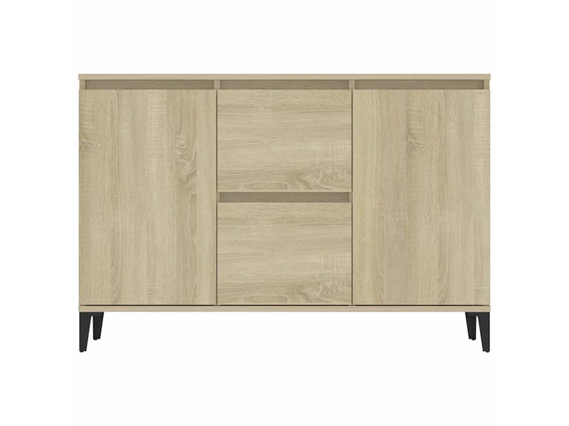  Buffet - bahut - meuble de rangement chêne sonoma 102x35x70 cm bois d'ingénierie  - Conforama E