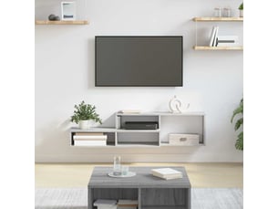 Meuble tv coloris gris 120 cm <strong></strong>  <strong></strong>