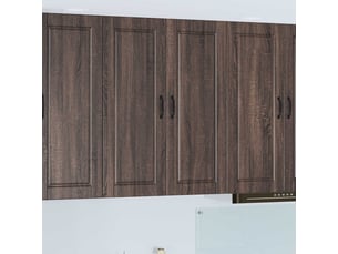 Meuble mural de cuisine, armoire de cuisine chêne brun 80x31x100cm shl6677