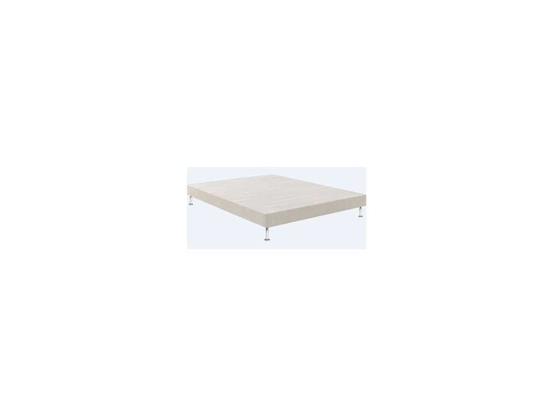  Sommier tapissier ferme 2x80x190 cm coutures lin beige lattes épicéa 7792204 - Conforama A