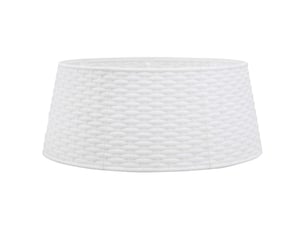 Jupe de sapin de noël blanc ø56x23 cm plastique