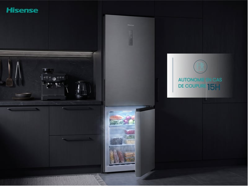 Réfrigérateur combiné (congélateur en bas) HISENSE RB440N4ACD - Conforama I
