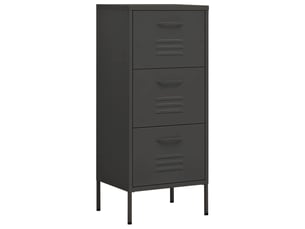 Armoire de rangement, rangement bureau anthracite 42,5x35x101,5 cm acier shl1708