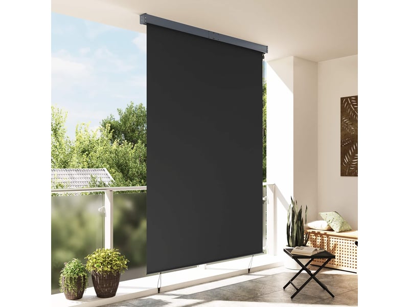  Store enrouleur, store à rouleau anthracite 180 x 250 cm tissu et aluminium cf44945  - Conforama C