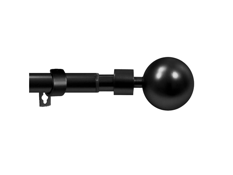  Kit tringle à rideau extensible à embouts boule 120-210 cm  - Conforama B