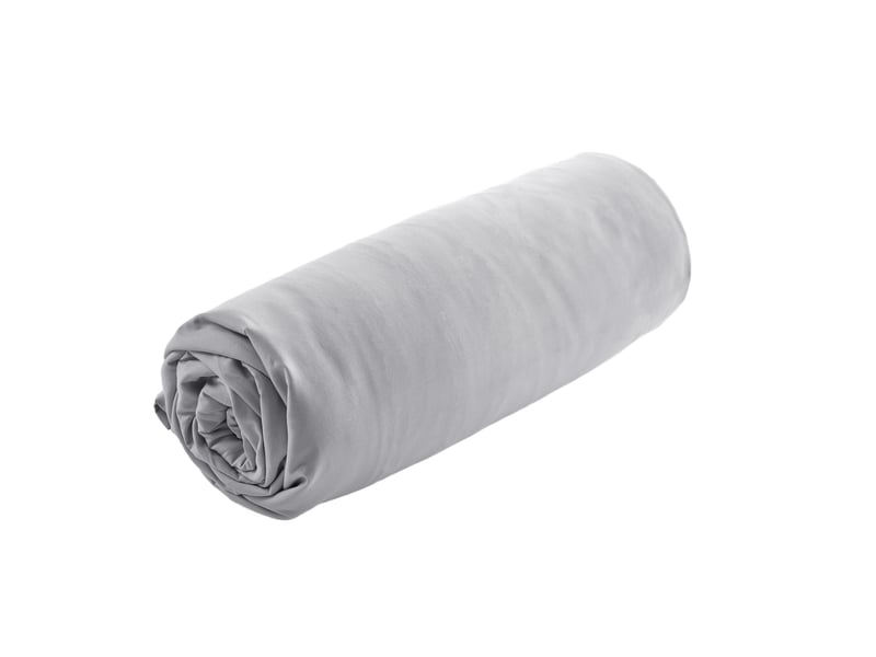  Drap housse 200x200+35 cm percale de coton galet PD25255 - Conforama B