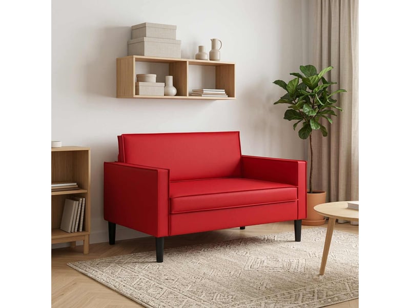  Vidaxl fauteuil xxl rouge simili cuir  - Conforama B