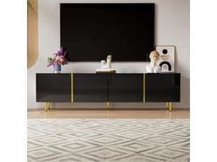 Meuble tv coloris noir    