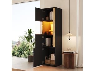 Vitrine coloris bicolore <strong>MODENUIT </strong> <strong></strong> - 50 cmx179 cm