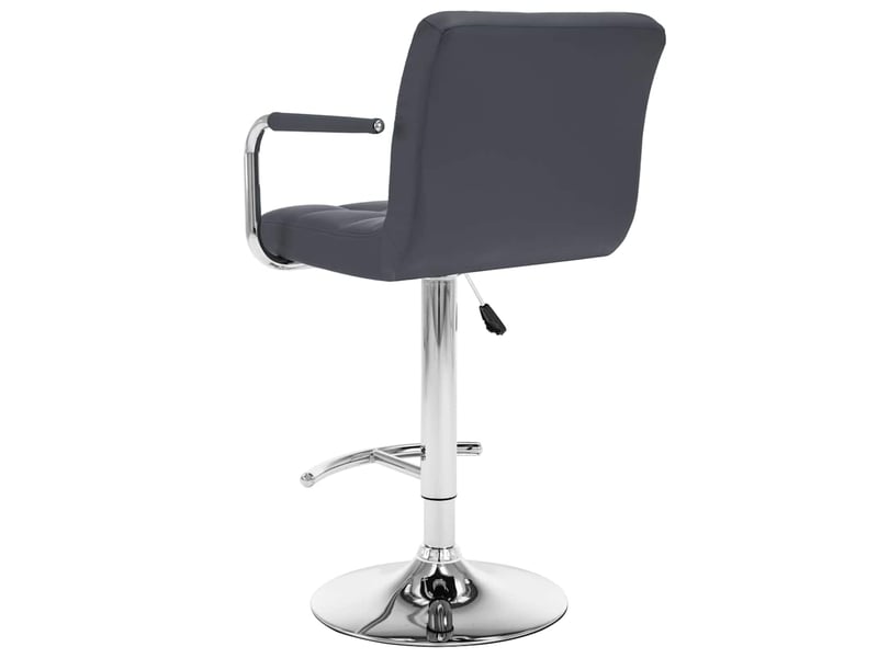  Lot de 2 tabouret de bar, chaise de bar gris similicuir shl63891  - Conforama D