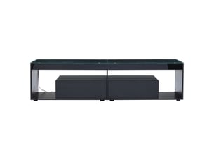 Meuble tv coloris noir 180 cm <strong></strong> <strong></strong>