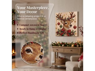 Kit diy diamond painting perles de noël – art créatif à réaliser soi-même pour adultes-style 3