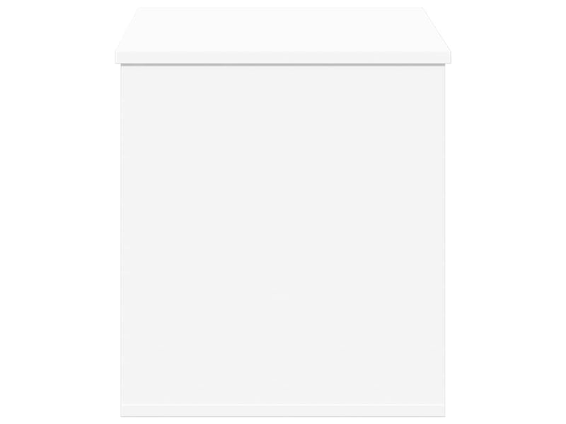  Boîte de rangement, coffre de rangement blanc 100x42x46 cm bois d'ingénierie  - Conforama E