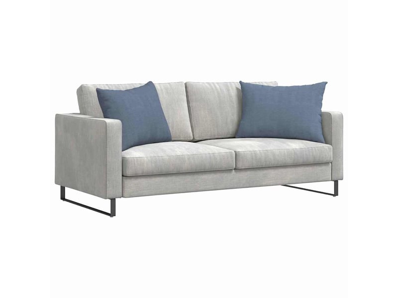 Lot de 2 coussins de canapé, coussins décoratifs bleu 70 x 50 cm cf59010 - Conforama C