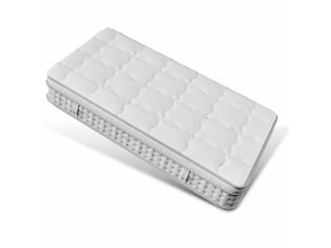 Matelas 90x200 cm MODENVIE   Ressorts ensachés + mousse soutien Medium épaisseur 25 cm