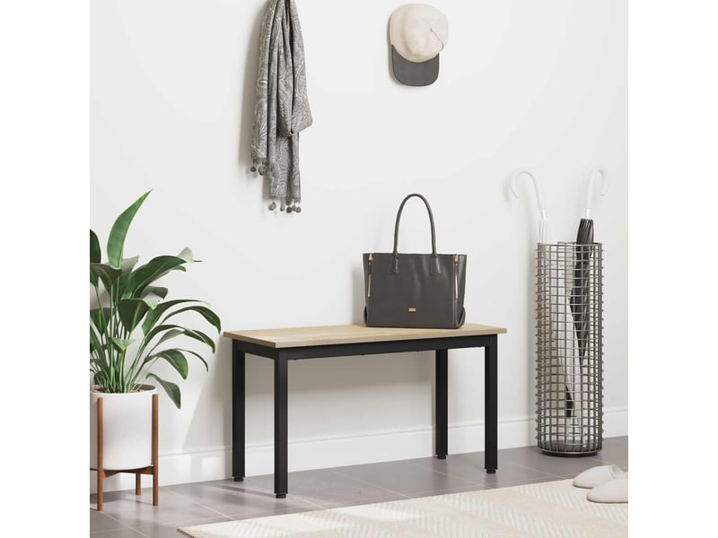  Banc d'entrée, banc d'intérieur sonoma 80x35x45 cm bois d'ingénierie  - Conforama D