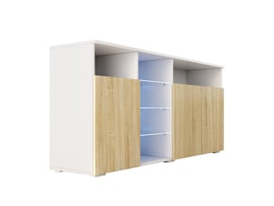 Buffet 3 porte(s) DESIGN AMEUBLEMENT Clark - 150 cm coloris multicolore
