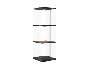 Vitrine coloris noir <strong>NAHILIMI</strong> <strong></strong> - x