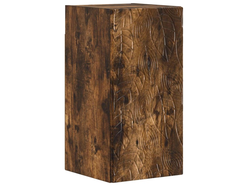  Ensemble de meuble de salle de bain 3 pièces delft chêne fumé cf63378  - Conforama D