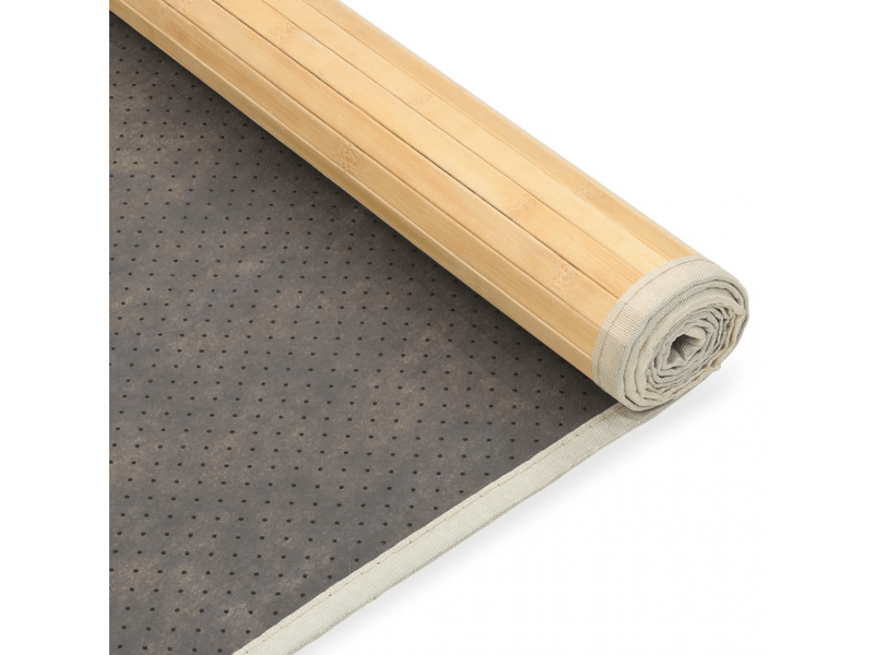  Tapis en bambou couleur naturelle 80x200 cm - comfortxl 247198 - Conforama D