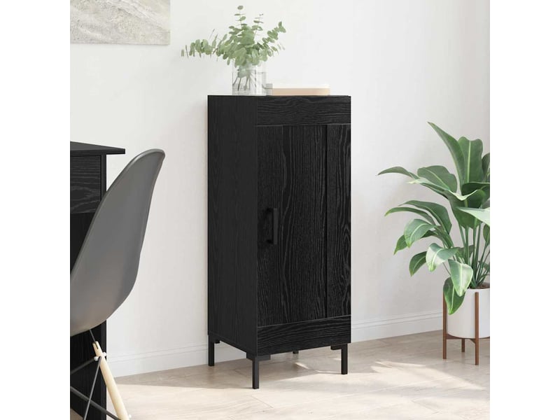  Buffet - bahut - meuble de rangement olden chêne noir 34,5 x 34 x 90 cm  - Conforama B