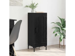 Buffet - bahut - meuble de rangement olden chêne noir 34,5 x 34 x 90 cm