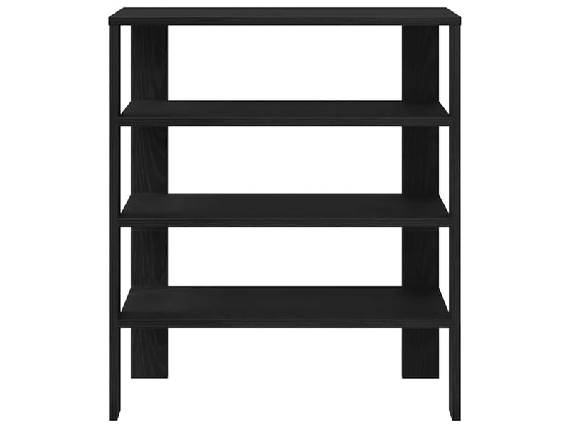  Meuble à chaussures, étagère à chaussures noir 61x32x70 cm bois d'ingénierie  - Conforama D