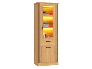Vitrine coloris naturel <strong></strong> <strong>Qualité haut de gamme</strong> - 62 cmx180 cm