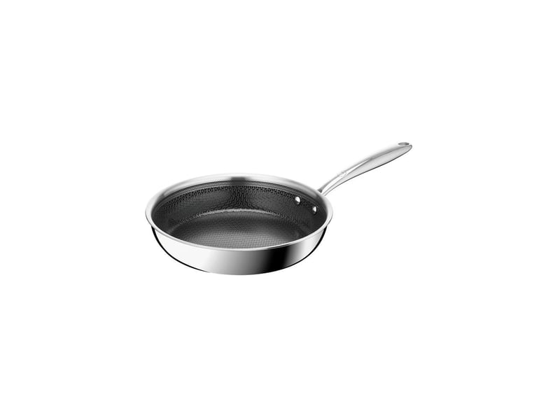 Poele 24 cm antiadhesive master ceramic hybridmesh pour induction triple couche acier inox 1-23569464 - Conforama A