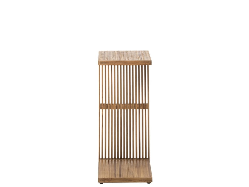  Table d'appoint en bois lars 65cm naturel  - Conforama B