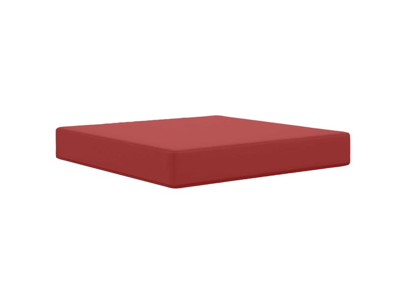  Coussin de canapé d'extérieur, coussin de chaise polyester bordeaux 60 x 60 cm cf54046  - Conforama D