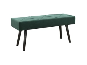 Table basse rectangulaire coloris vert <strong>FLORAGRACE</strong> <strong></strong> - 36 cmx100 cm