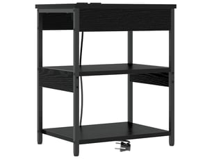 Table de chevet - cabinet de chevet - table de nuit chêne noir 41 x 31 x 51 cm bois d'ingénierie