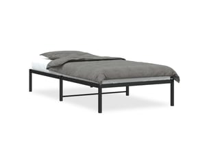 Lit simple 100x200 cm    coloris noir