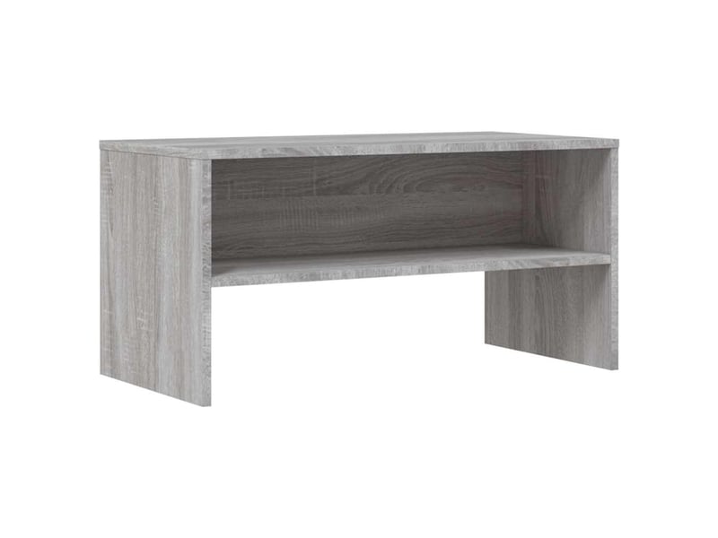  Meuble tv - banc tv - meuble de rangement sonoma gris 80x40x40 cm bois d'ingénierie  - Conforama A