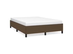 Lit 2 places 140x200 cm    coloris marron