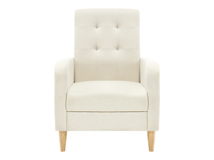 Fauteuil fixe   Tissu beige vendu A l'unité