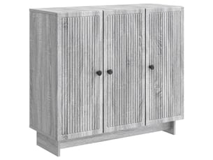 Buffet - bahut - meuble de rangement sonoma gris 89 x 34,5 x 80 cm bois d'ingénierie