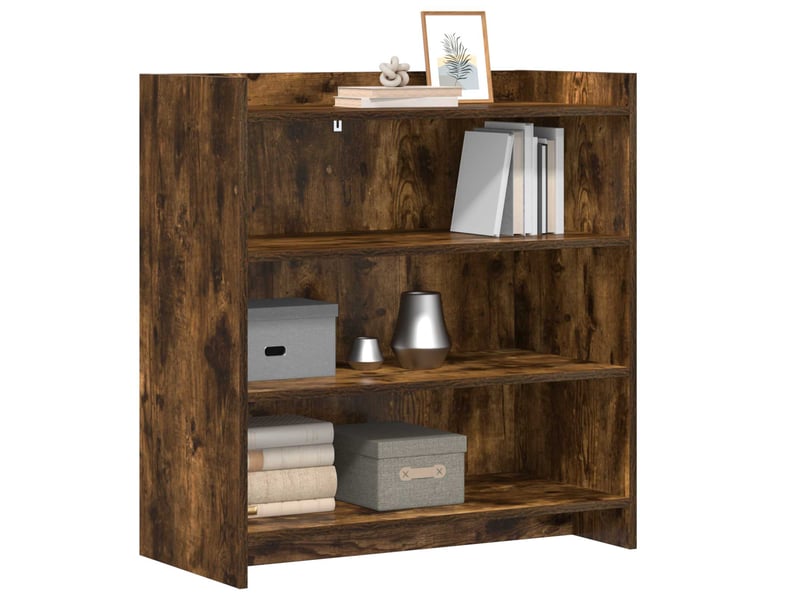  Buffet - bahut - meuble de rangement chêne fumé 75 x 36 x 80 cm bois d'ingénierie  - Conforama C