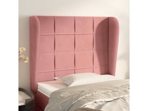 Tete de lit A poser largeur 93 cm rose