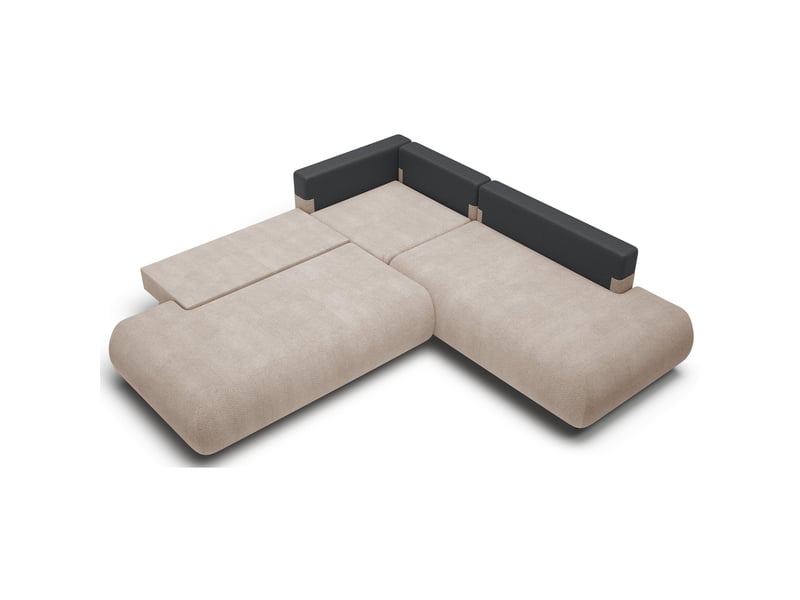  Selsey armone - canapé d'angle convertible - 265 cm - beige Armone - Conforama D
