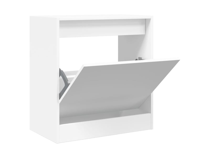  Meuble à chaussure | armoire à chaussures blanc 60x34x63,5 cm bois d'ingénierie  - Conforama A