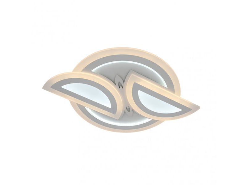  Plafonnier led fabrilamp alhena blanc 144 w 19440 lm 3000-4000-6500 k télécommande 5x68x48 cm 172386801 - Conforama C