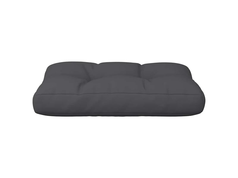  Coussin de palette, coussin de chaise, coussin de canapé noir 50x40x12 cm tissu cf55408  - Conforama E