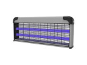 Fabrilamp diablo destructeur d'insectes électrique 40 w, 2 tubes uv, portée 80 - 100 m2, gris et noir