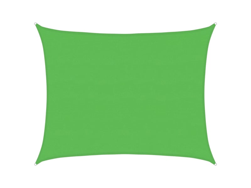  Voile d'ombrage - voile d'ombre - voile parasol 160 gm² vert clair 6x7 m pehd  - Conforama A