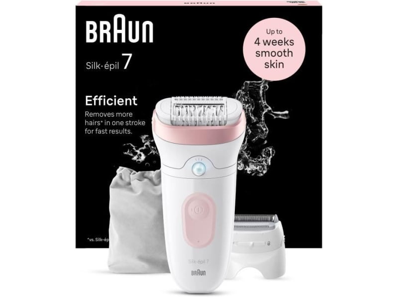 Braun - epilateur rechargeable étanche  se7-030 - SE7-030 - Conforama C