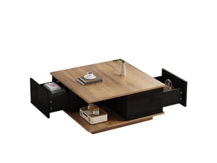 Table basse  coloris bois foncé <strong></strong> <strong></strong>