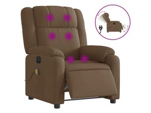 Fauteuil fixe  <strong>DECOSHOP 26</strong> Tissu marron